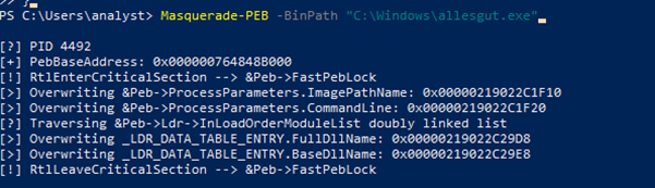 Skript testen indem es ins PowerShell-Fenster geladen wird